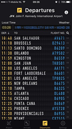 flight board departures and arrivals